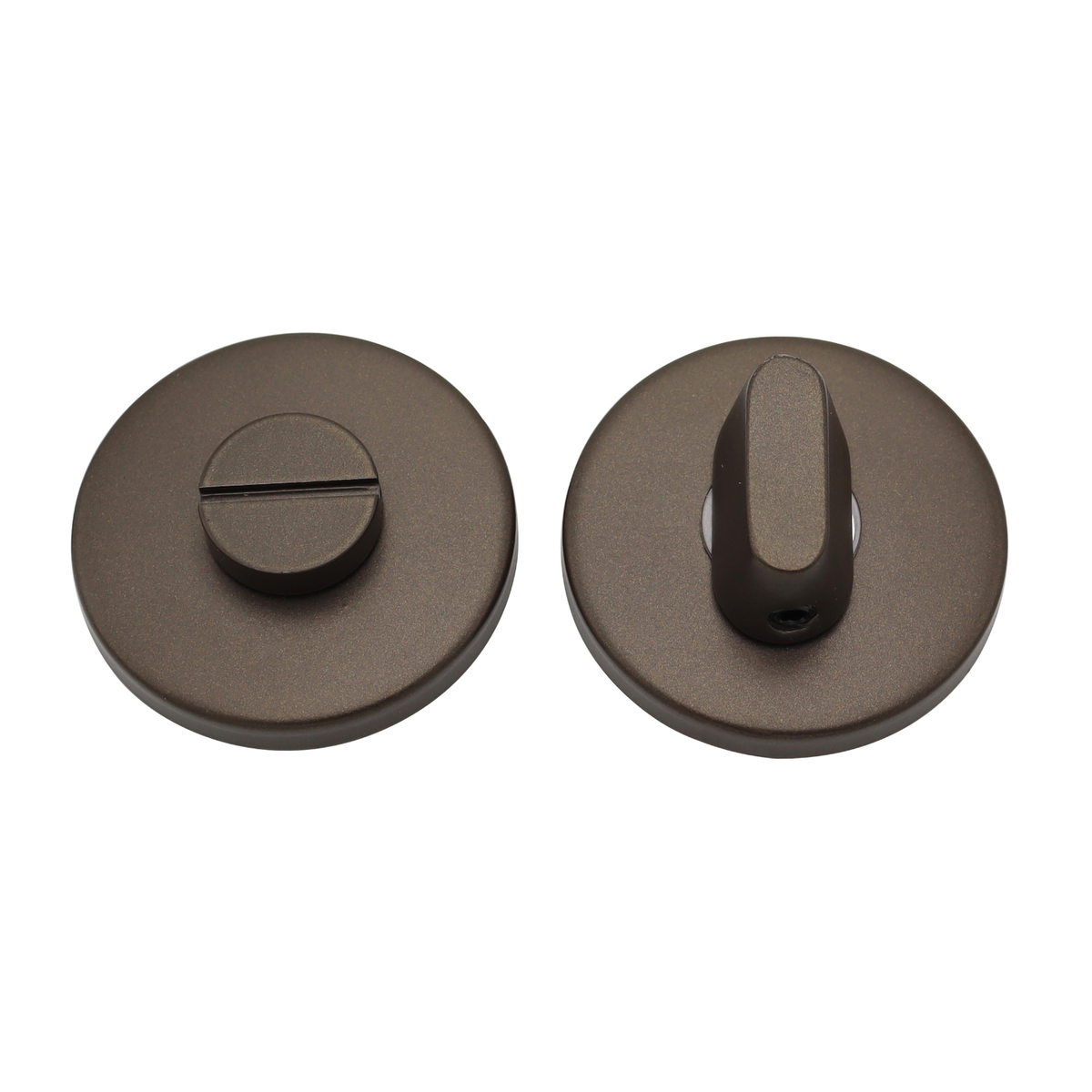 Griff Meister toiletrozet 53 mm mat brons vooraanzicht