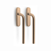 Formani | LB231PA | BASICS | Massief | Hefschuifdeurbeslag kruk/kruk | PVD Licht Brons
