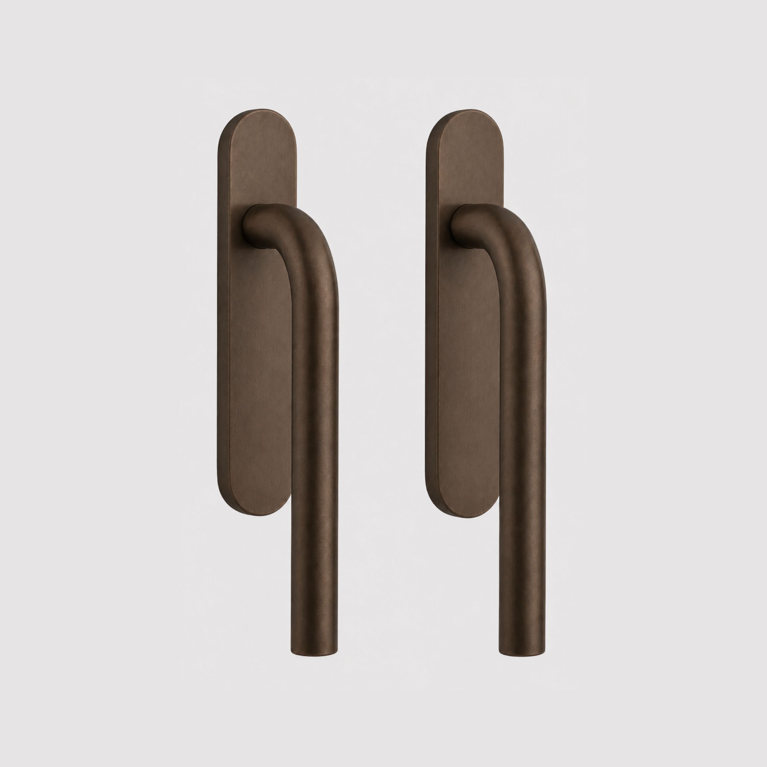 Formani | LB231PA | BASICS | Massief | Hefschuifdeurbeslag kruk/kruk | Brons