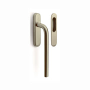 Formani | LB231 | BASICS | Massief | Hefschuifdeurbeslag kruk/kom | PVD Champagne