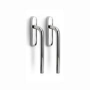 Formani | LB231PA | BASICS | Massief | Hefschuifdeurbeslag kruk/kruk | Gepolijst RVS
