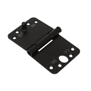 Dulimex Glijlagerscharnier ronde hoeken 3 mm 150x89 mm SKG3 Zwart gelakt