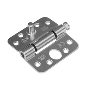 Dulimex Glijlagerscharnier ronde hoeken 3 mm 80x89 mm SKG3 Staal Verzinkt