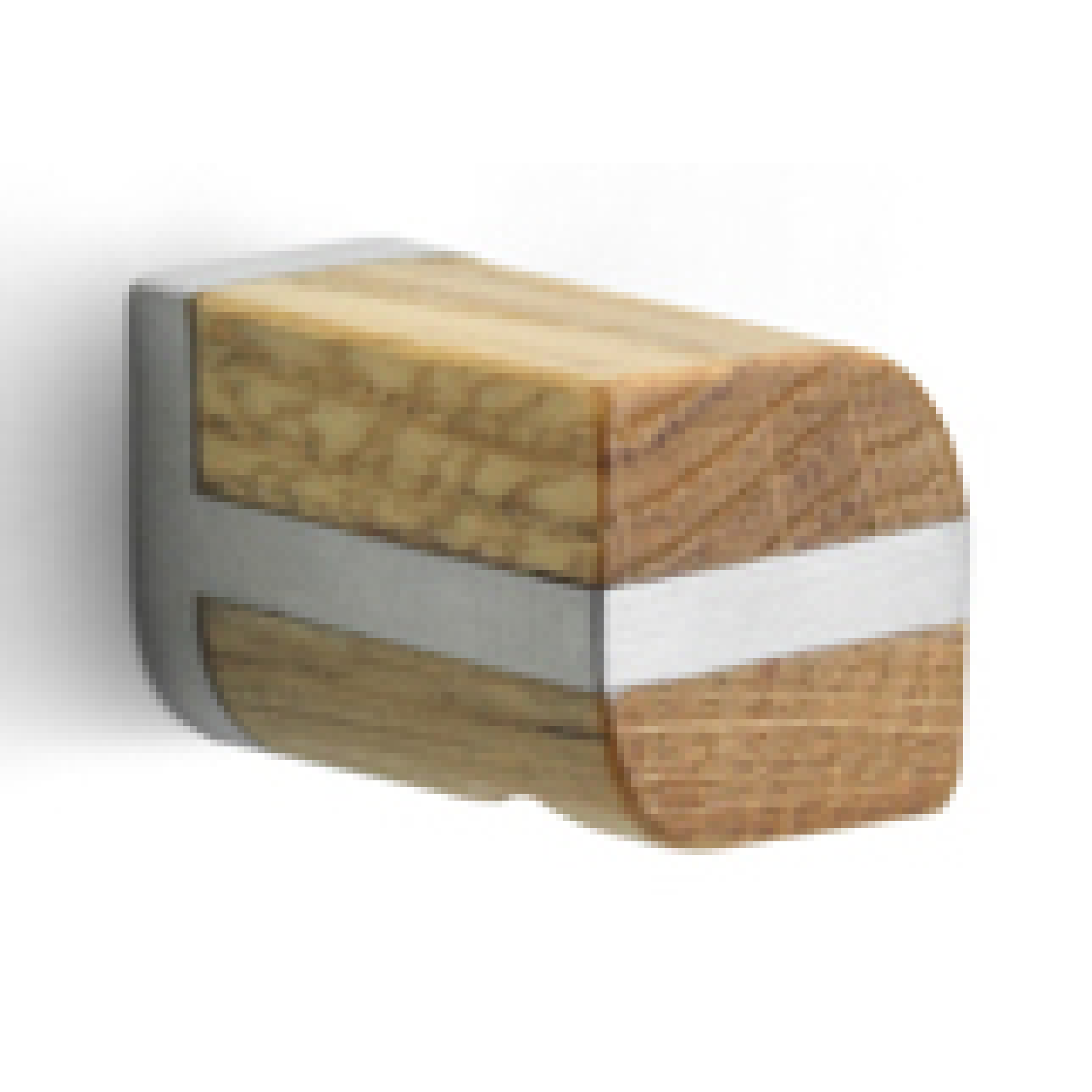 Formani Piet Boon ONE PB22 massieve meubelknop 22mm - mat roestvast staal/ eikenhout
