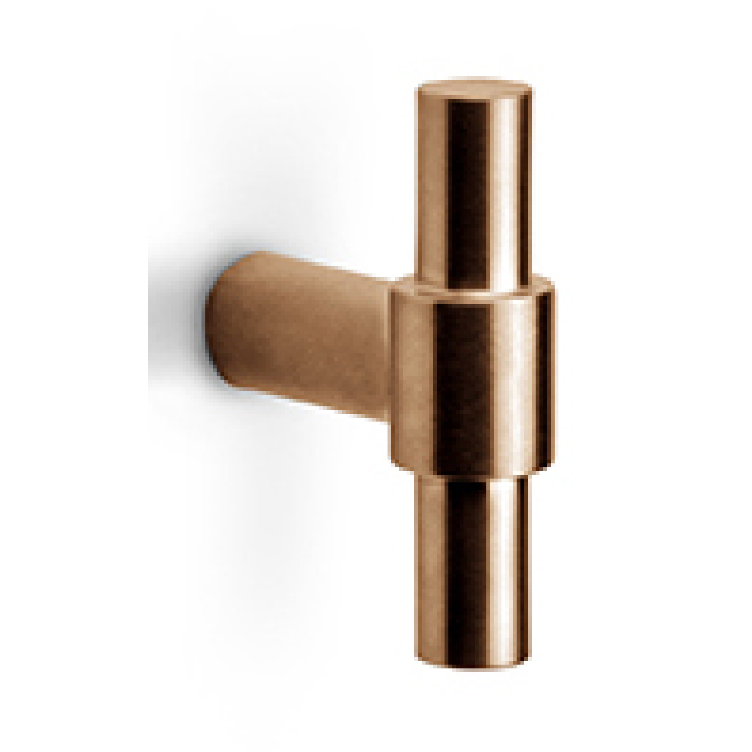 Formani Piet Boon ONE PB9 massieve meubelknop 9mm - PVD licht brons