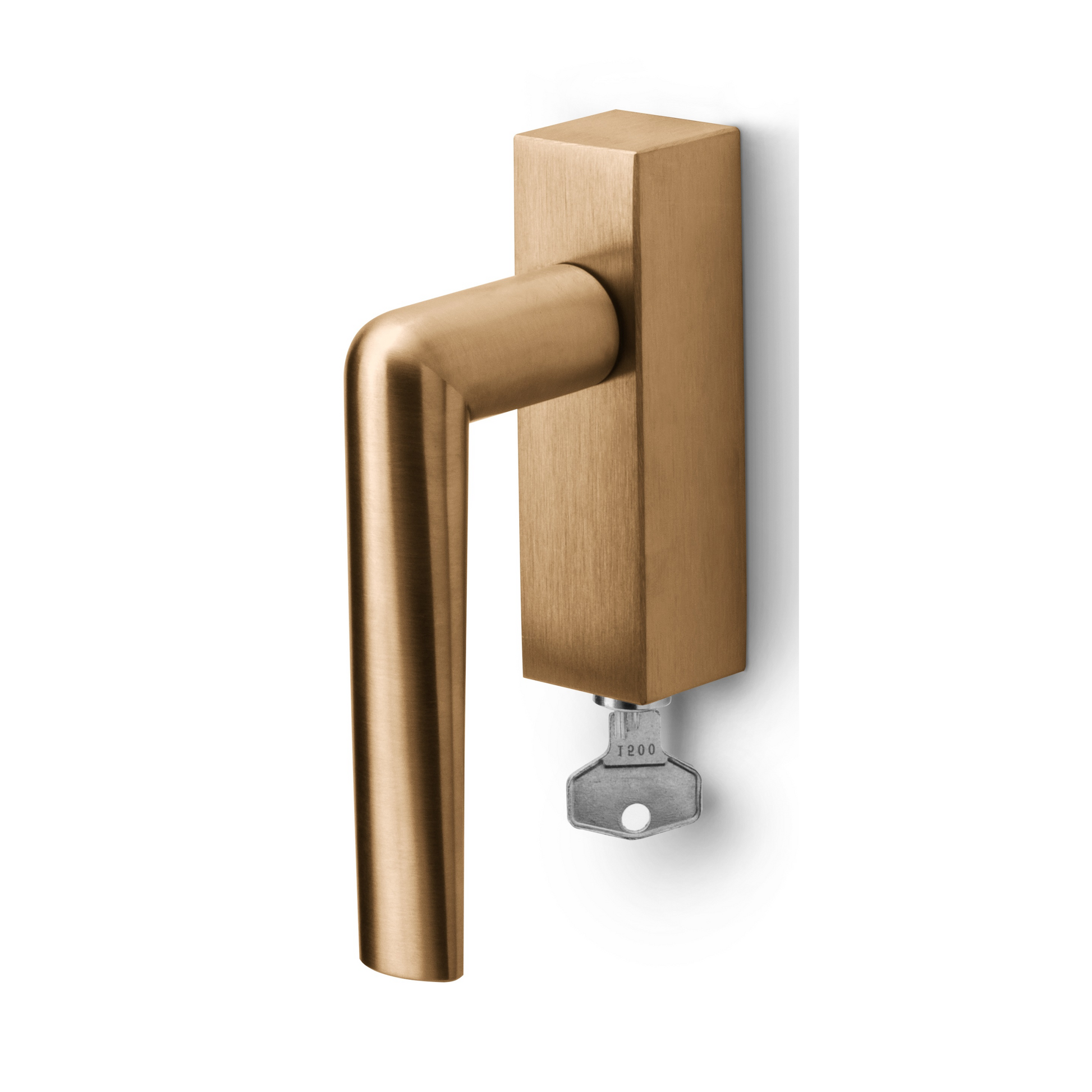 Formani PBI102-DKLOCK draaikiepgarnituur afsluitbaar PVD licht brons linksdraaiend