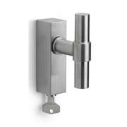 Formani PBT20-DKLOCK draaikiepgarnituur afsluitbaar mat roestvast staal rechts/ links draaiend