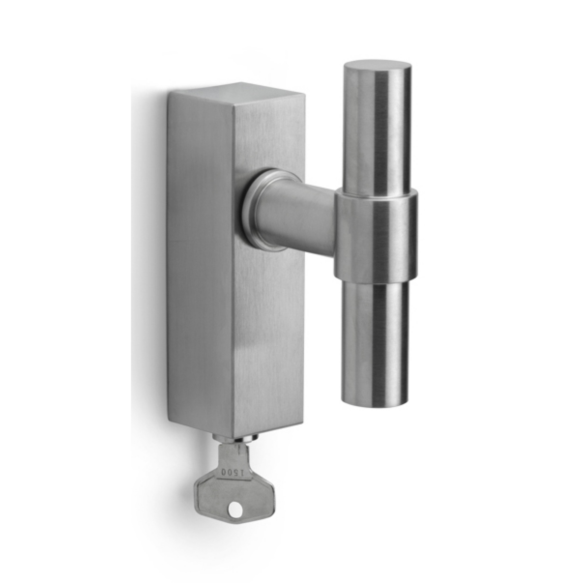 Formani PBT20-DKLOCK draaikiepgarnituur afsluitbaar mat roestvast staal rechts/ links draaiend