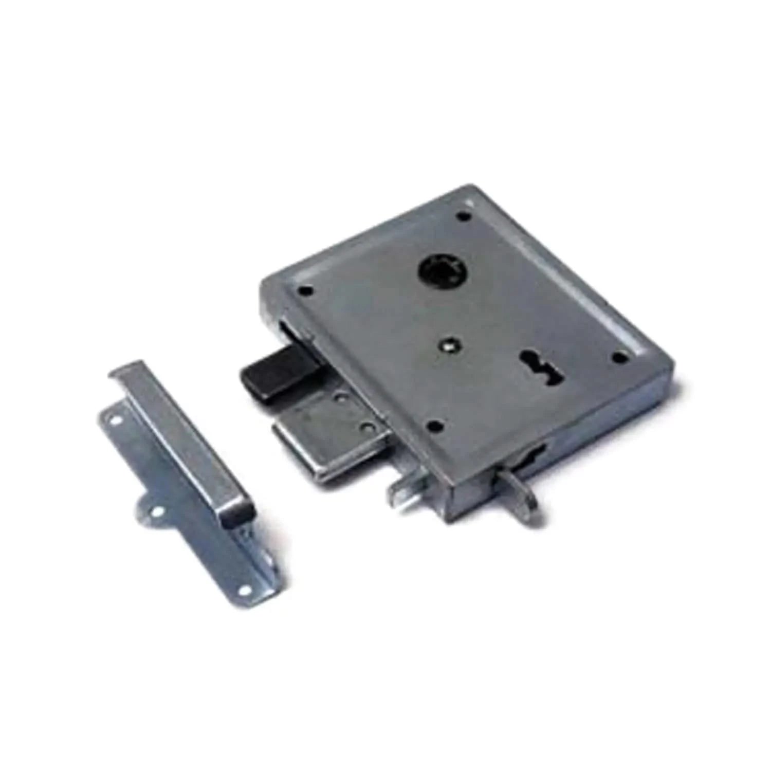 Poortslot 55 65 BB met bontebaardsleutel