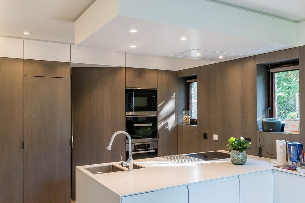 Argenta Pivotica taatsdeurscharnier inox - detailaanzicht vloerplaat en pivot