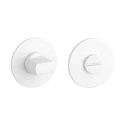 STERK WC-garnituur OVAL 1712 ultra dun mat wit vooraanzicht
