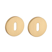 STILE | Sleutelrozet | Ø53x7mm | Rond | Mat goud - Deurbeslag-expert