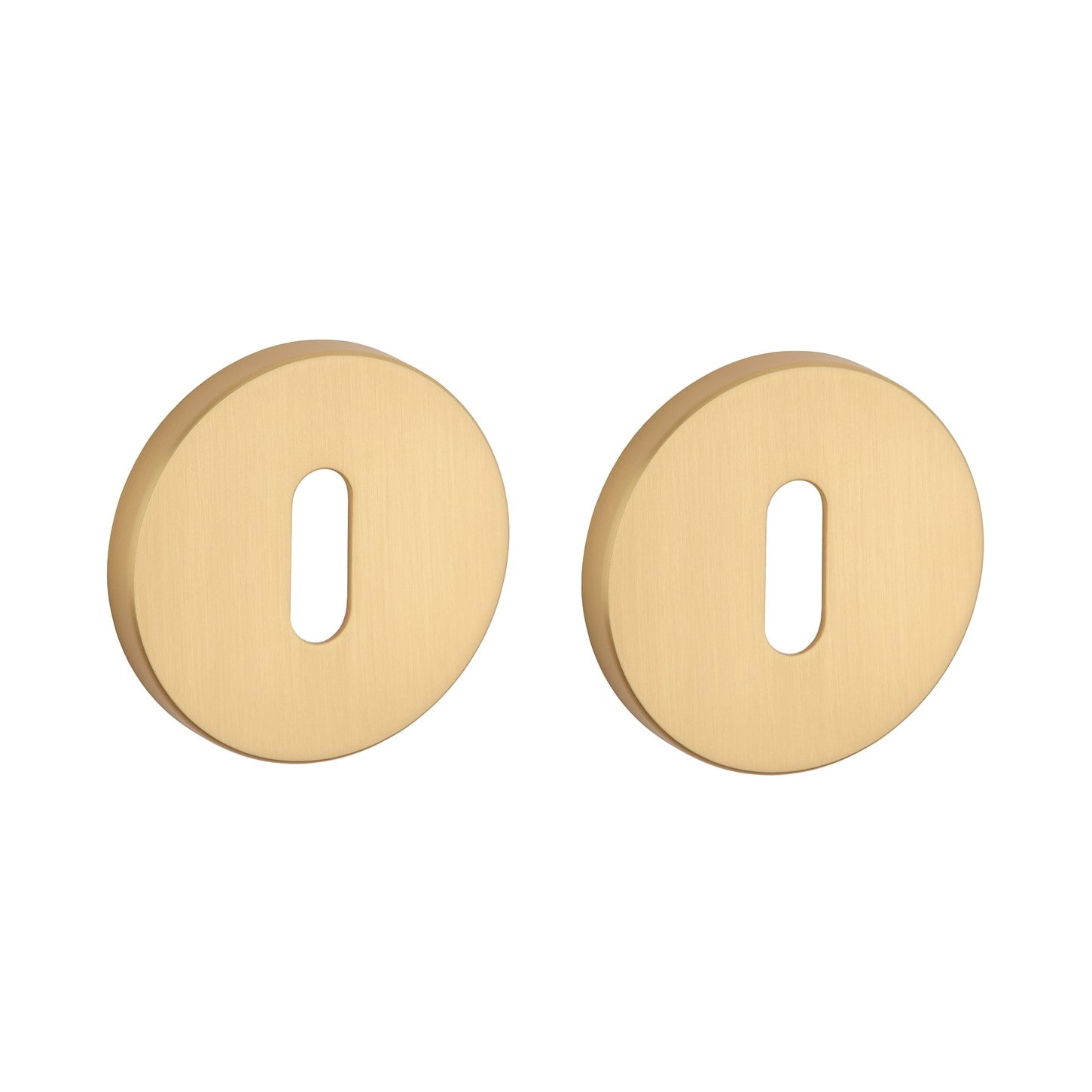 STILE | Sleutelrozet | Ø53x7mm | Rond | Mat goud - Deurbeslag-expert