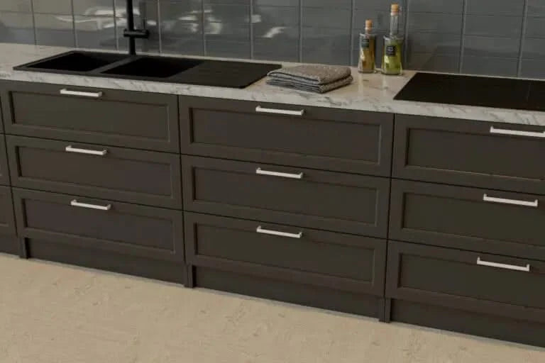 Staalimex Meubelgreep Sala 12 x 35 x 160 mm Mat Wit - Deurbeslag-expert