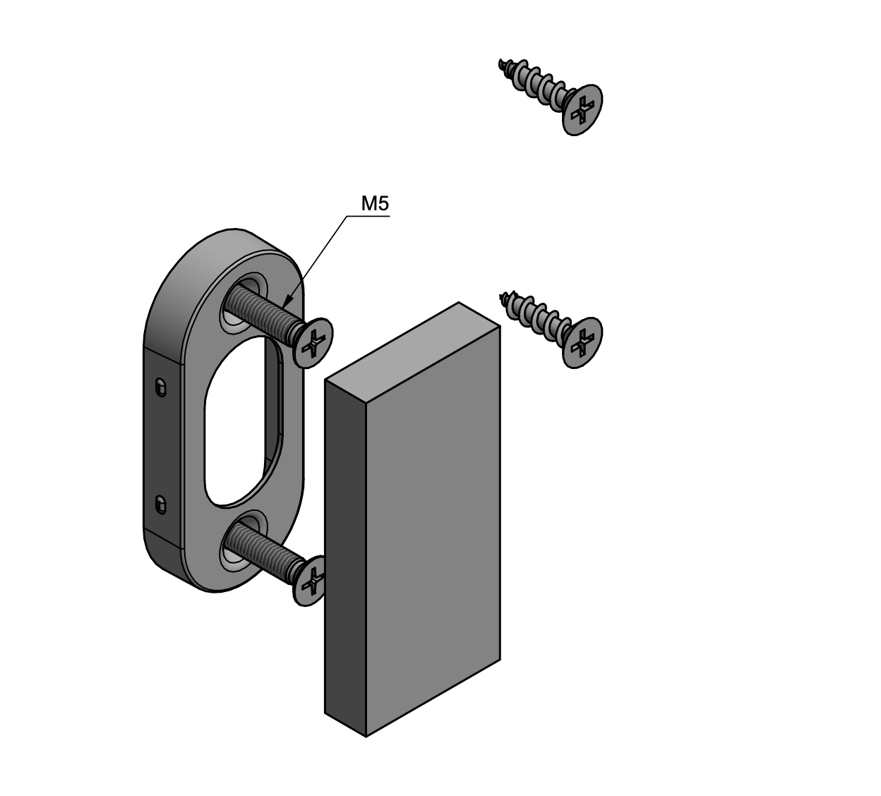 Formani | Blind Plaatje | SQUARE | LSQB32 | PVD Champagne - Deurbeslag-expert