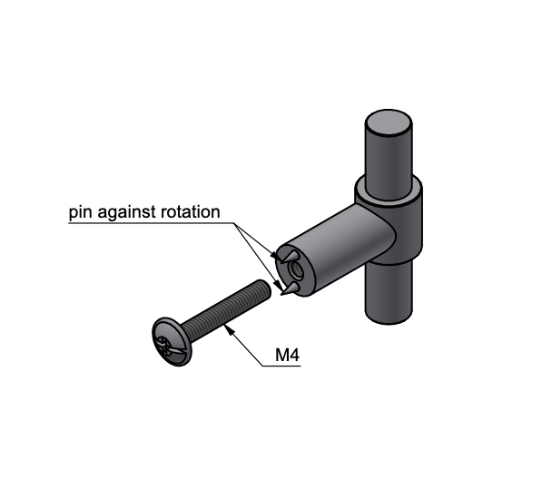 Formani Piet Boon ONE PB9 massieve meubelknop 9mm - PVD licht brons - Deurbeslag-expert