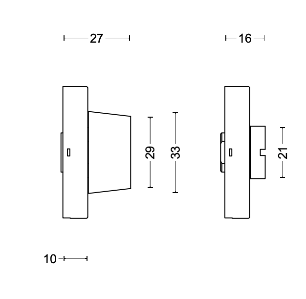 Formani | Toiletgarnituur Blind BASIC LBWC50 | PVD Gunmetal - Deurbeslag-expert