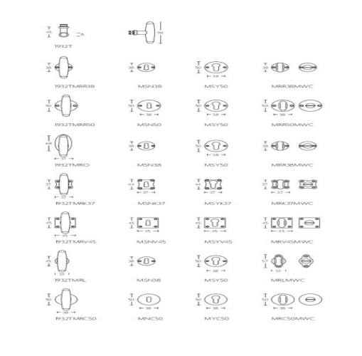 Formani | Deurkruk | Formani | 1932TMRR38 | Messing Ongelakt