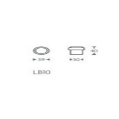 Formani | Deurstoppen Vloer | LB10D | 40mm | Brons