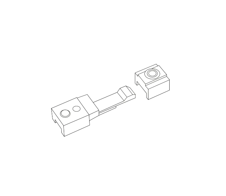 Openhoudset voor Axa deurdranger 7509/7510/7511 – detail