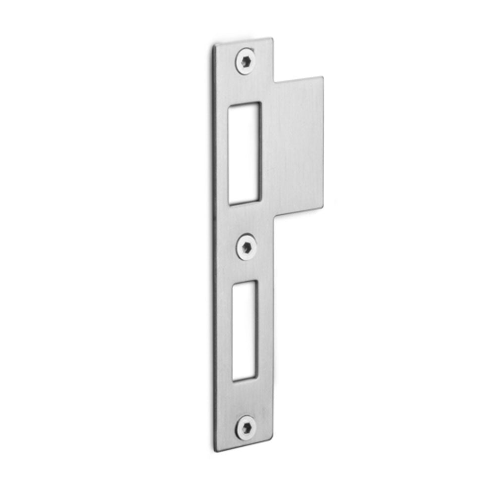 Rechthoekige sluitplaat voor dag- en nachtschoot RVS | LBSPNYW - Deurbeslag-expert