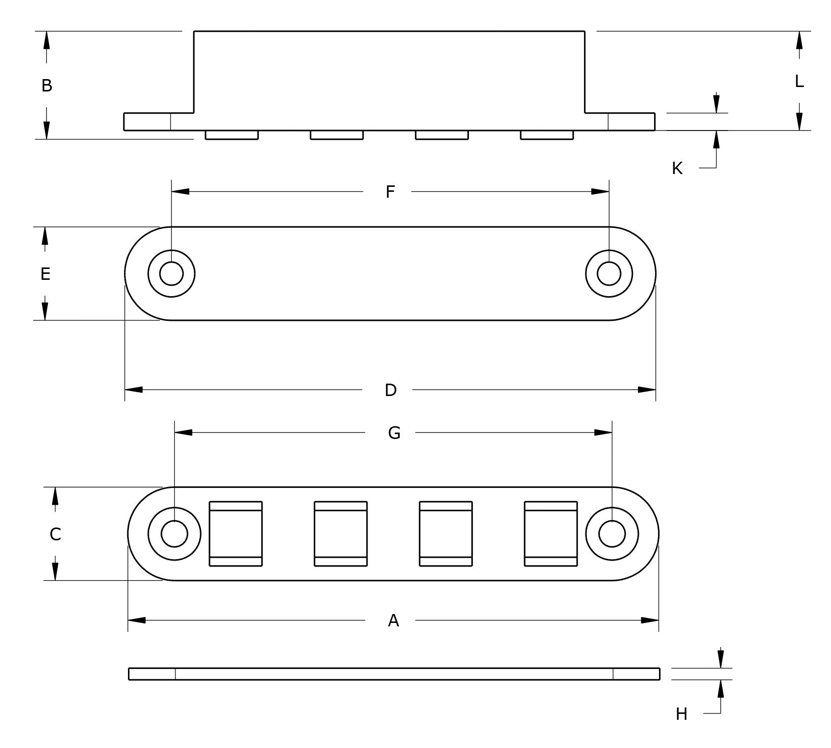 Dulimex DX magneetsnapper Super Polair type 5202 vernikkeld technische tekening
