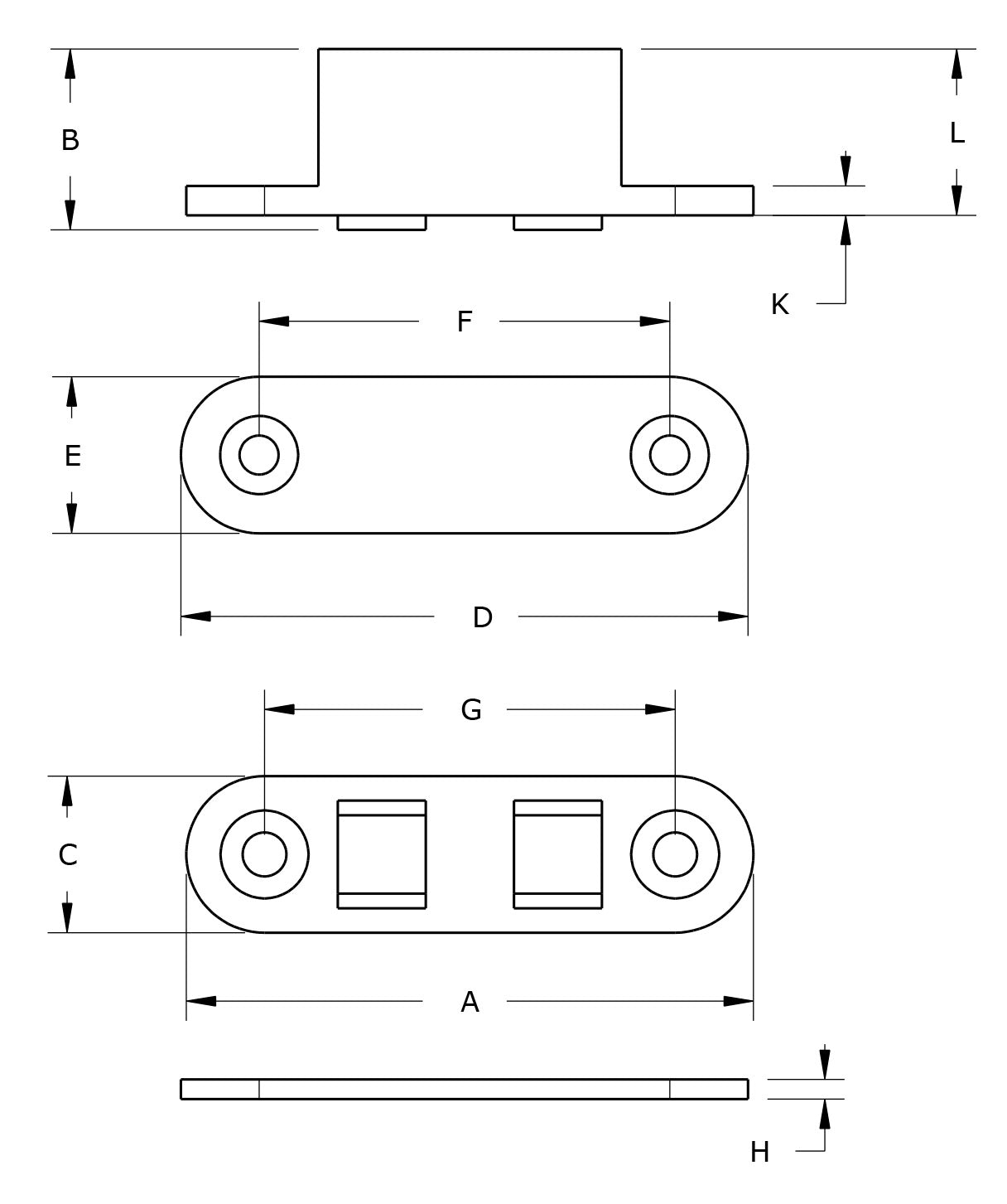 Dulimex magneetsnapper Polair type 5102E technische tekening