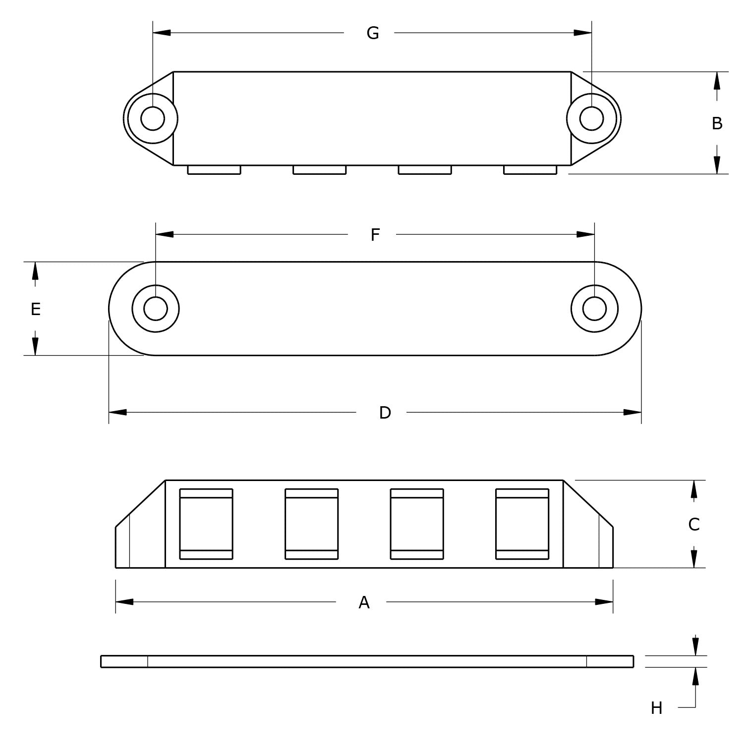 Dulimex DX magneetsnapper Super Polair type 5223E technische tekening met maatvoering