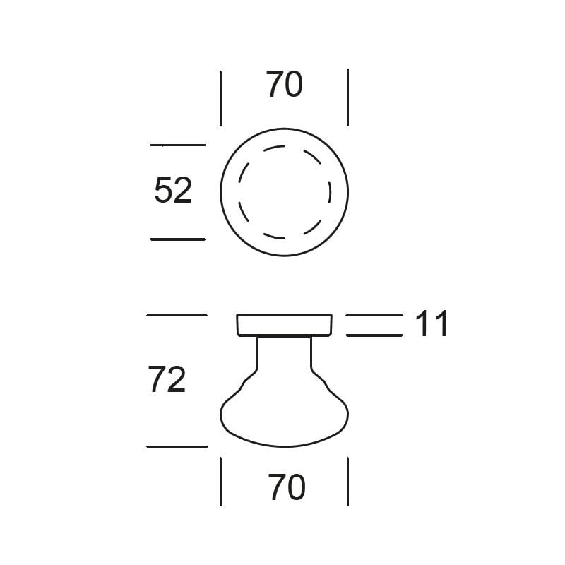 Hardbrass Roestvrijstalen Voordeurset Rond RVS Geborsteld met Attival SKG3 - Deurbeslag-expert