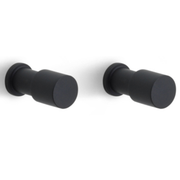 Formani | ONE | PB20 | Set Van 2 Haken | Mat Zwart - Deurbeslag-expert