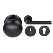 Formani | Voordeurset | knop/kruk | Zwart PVD | SKG3