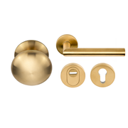 Formani | Voordeurset | knop/kruk | Mat Goud PVD | SKG3