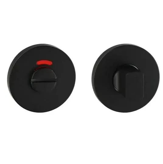 Artitec WC-sluiting Permafix Ø52x6mm voor deurdikte 47-60mm PVD Zwart - Deurbeslag-expert