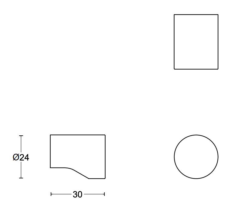 Formani Piet Boon ONE GL24M massieve meubelknop 24mm -PVD Mat Zwart - Deurbeslag-expert