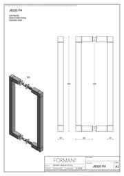 Formani | JB320 PA | Deurgreep | wit - Deurbeslag-expert