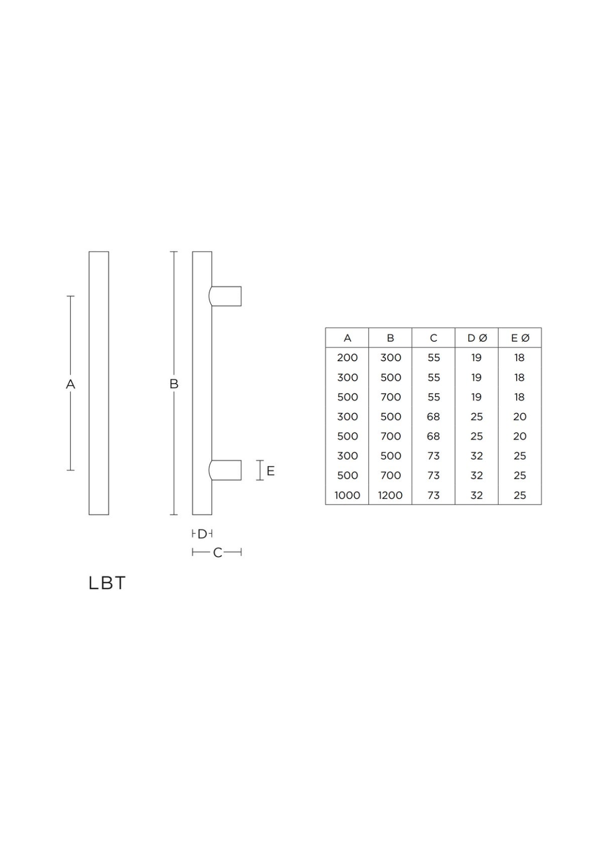 Formani | LBT19200PA | Deurgreep | PVD mat goud - Deurbeslag-expert