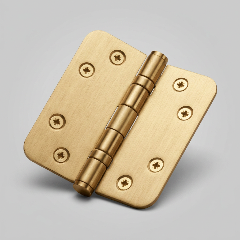 FORMANI kogellagerscharnier 89x89 mm PVD mat goud - productdetail