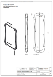 Formani | ZH400 PA | Deurgreep | brons