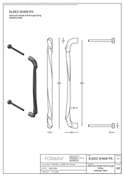 Formani | ZH400 PS | Deurgreep | PVD mat zwart