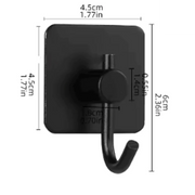 Zelfklevende Wandhaken Gemonteerd Deur Sleutel Doek Jas Badkamer Hanger Keuken Hardware Rek Plank Zak Organizer Voor Opknoping