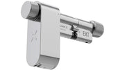 Black X Smart Lock cilinderslot in chroom – vooraanzicht