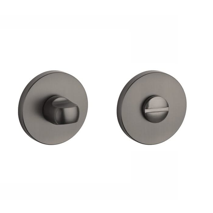 Aprile Comfort WC garnituur rozet 7mm Ø53mm Titanium Toilet Rozet