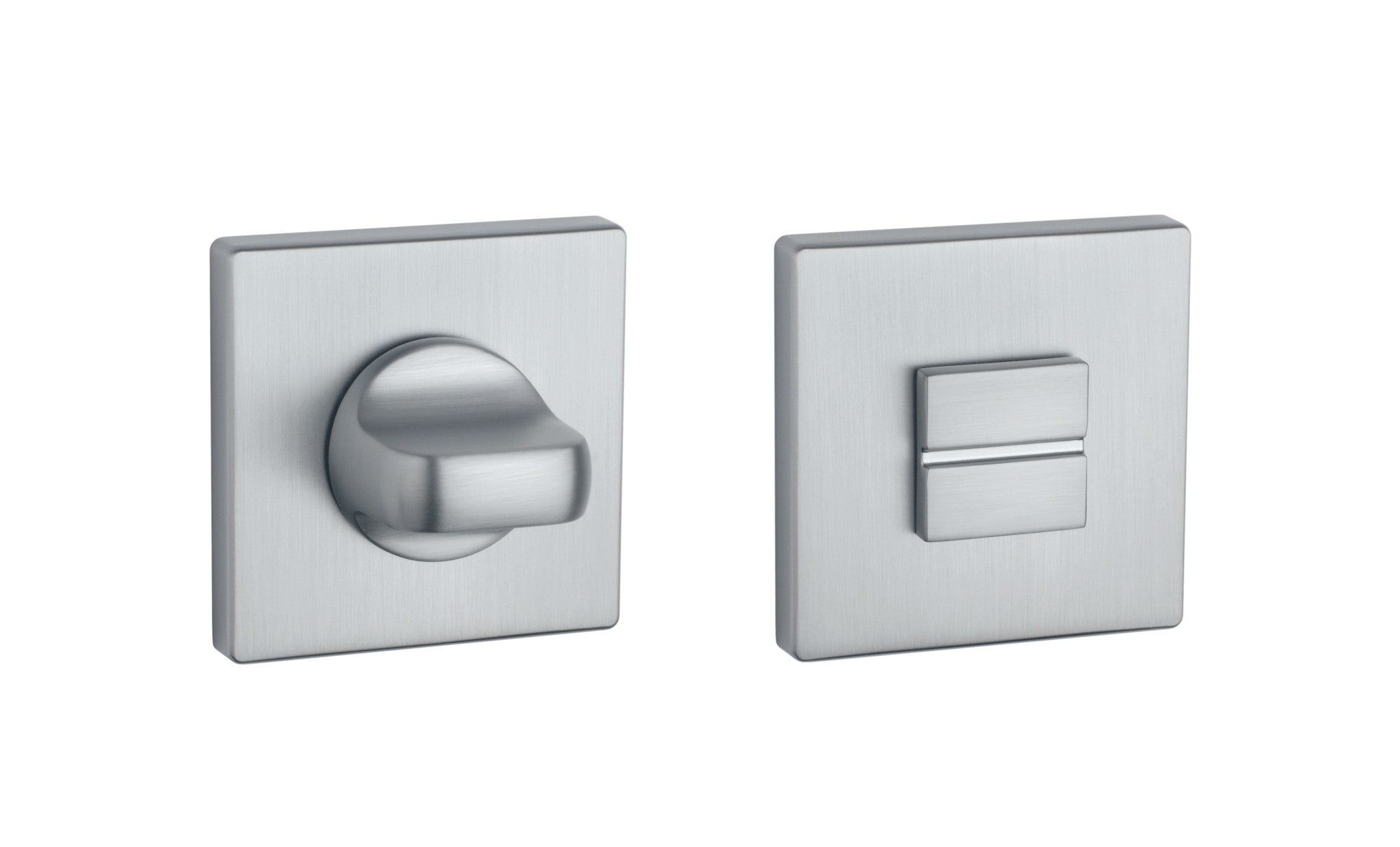 Aprile | Premium WC garnituur rozet | 52x52x7mm | Chroom mat