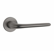 Aprile | Deurkruk Azalia | op rond rozet | Gunmetal - Deurbeslag-expert