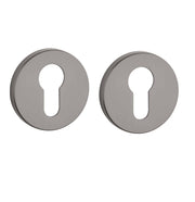 Aprile | Premium Cilinderrozet | Ø52x7mm | Rond | Grafiet (gunmetal) - Deurbeslag-expert