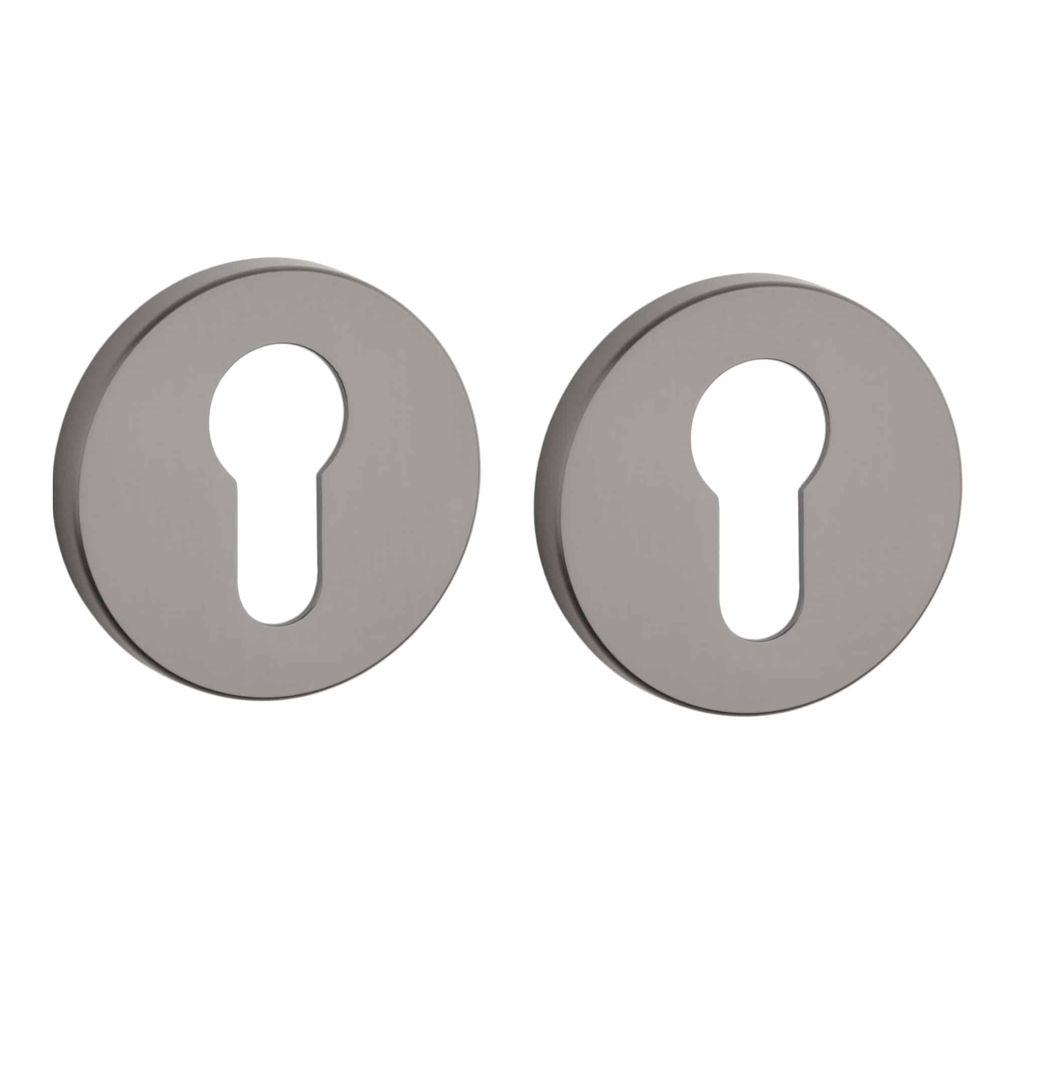 Aprile | Premium Cilinderrozet | Ø52x7mm | Rond | Grafiet (gunmetal) - Deurbeslag-expert