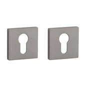 Aprile | Prestige Cilinderrozet | 50x50x7mm | Rechthoekig | Grafiet - Deurbeslag-expert