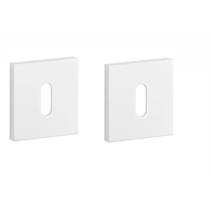 Aprile Comfort Vierkant Sleutelrozet 53x53x7mm Wit Rozetten - Deurbeslag-expert