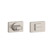 Aprile | Premium WC-garnituur | 52x52x7mm | Rechthoekig | Mat nikkel - Deurbeslag-expert
