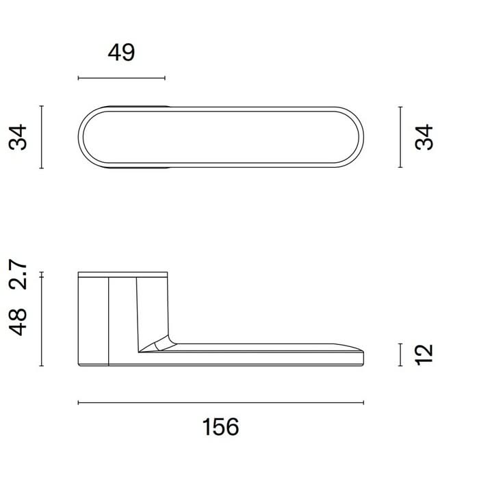 aprile zwarte massieve aprile deurklinken guava 2